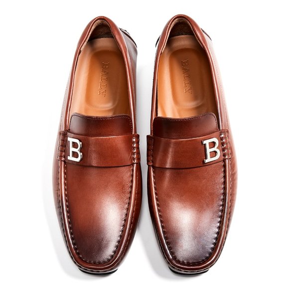 Bally Men\'s Brown Pievo Driving Shoes main image 4